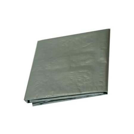 HARPSTER OF PHILIPSBURG Medium Duty Tarp, Silver, High-Density Polyethylene S10x40